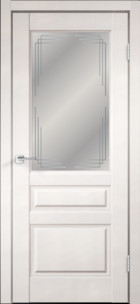 Villa 3V PO Грани мателюкс (Эмалит белый)