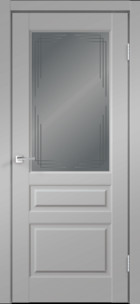 Villa 3V PO Грани мателюкс (Эмалит серый)