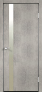 Techno Z1 Зеркало матовое алюминиевая кромка (Муар светлый)