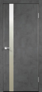 Techno Z1 Зеркало матовое алюминиевая кромка (Муар темный)