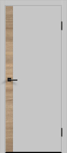 Galant Duo 1 PG вставка Дуб европейский (Эмалит светло-серый)