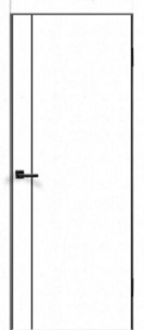 Techno Black MV 1 PG молдинг черный (Ясень белый soft-touch)