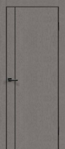 Techno Black MV 1 PG молдинг черный (Ясень грей soft-touch)