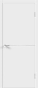 Flat H1 молдинг алюминий (Эмаль белая)