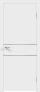 Flat H2 молдинг алюминий (Эмаль белая)