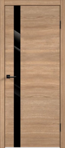 Techno Z1 Лакобель черное (черная алюминиевая кромка) (Дуб европейский)