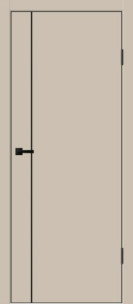 Галант М1 ПГ кромка АБС черная, молдинг черный (Кварцит)