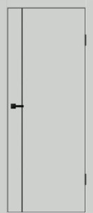 Галант М1 ПГ кромка АБС черная, молдинг черный (Доломит)